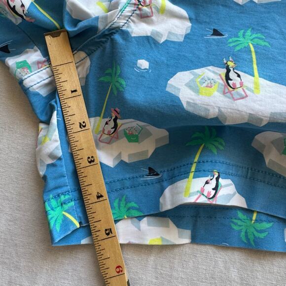 Party Pants swim trunks Large 5” Inseam Iceberg Penguin - Picture 8 of 10